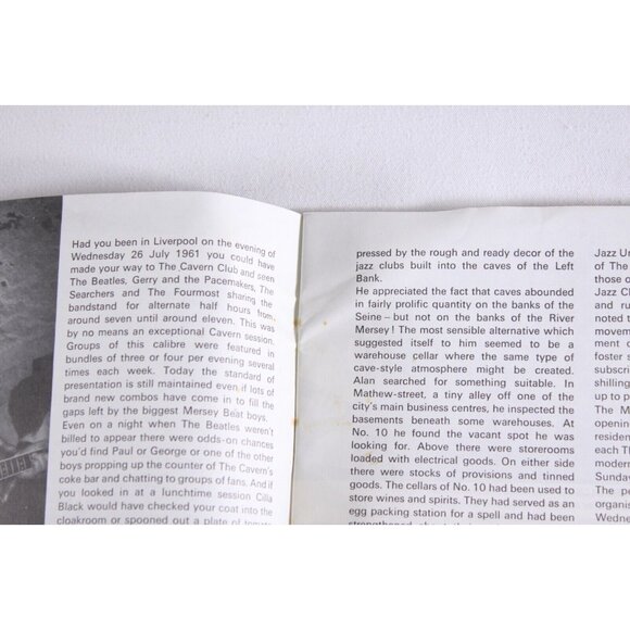 On The Scene with At The Cavern Liverpool Photo Magazine 1964 The Beatles - Picture 7 of 12